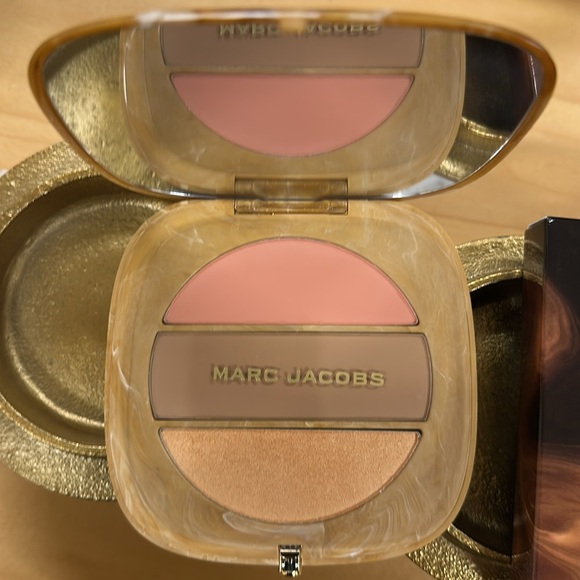 Marc Jacobs Cafe Tan Tastic Glo 200 NIB Omega X Three Blush Bronze Highlight - Picture 4 of 8